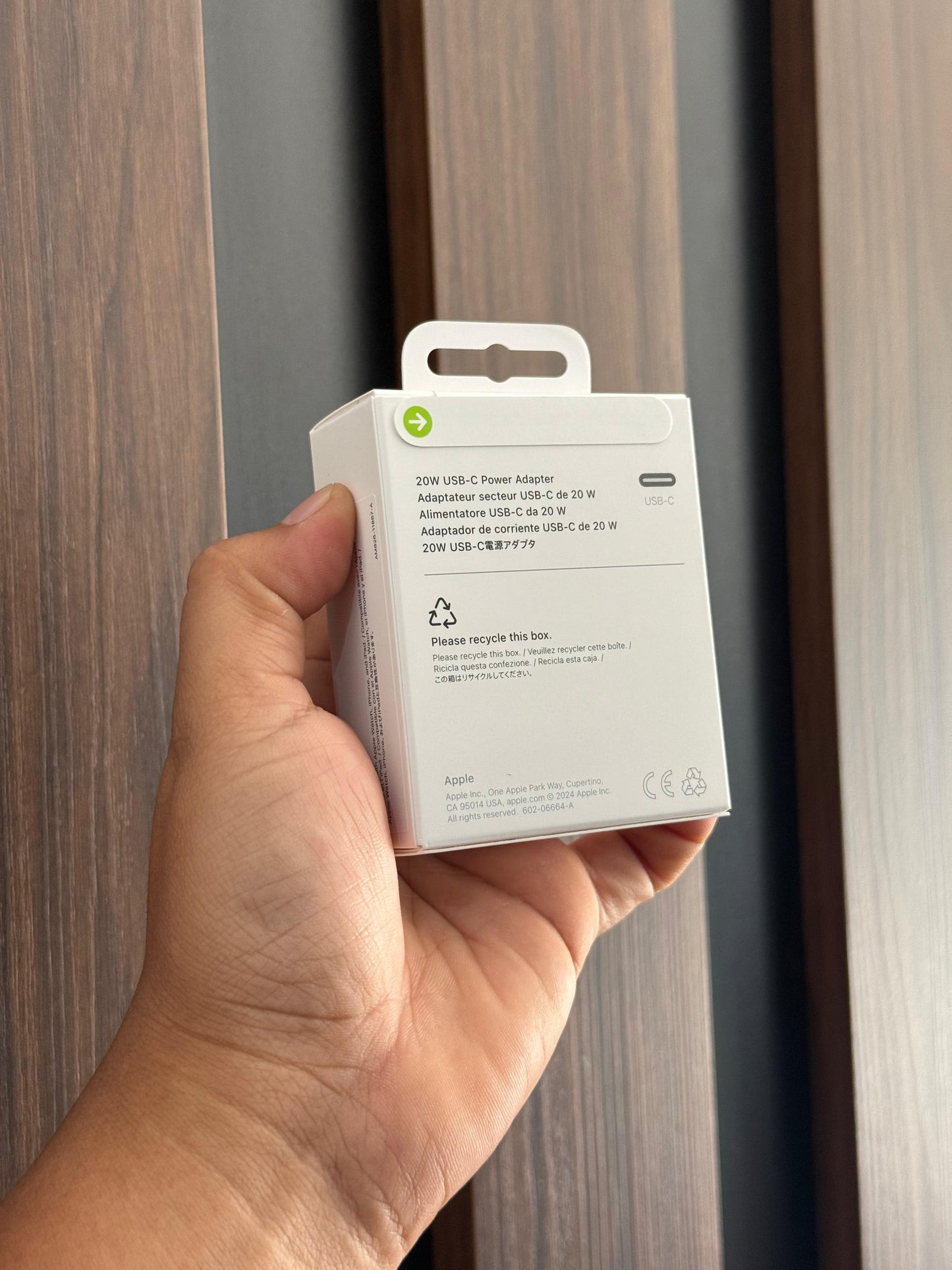 Cargador original 20w